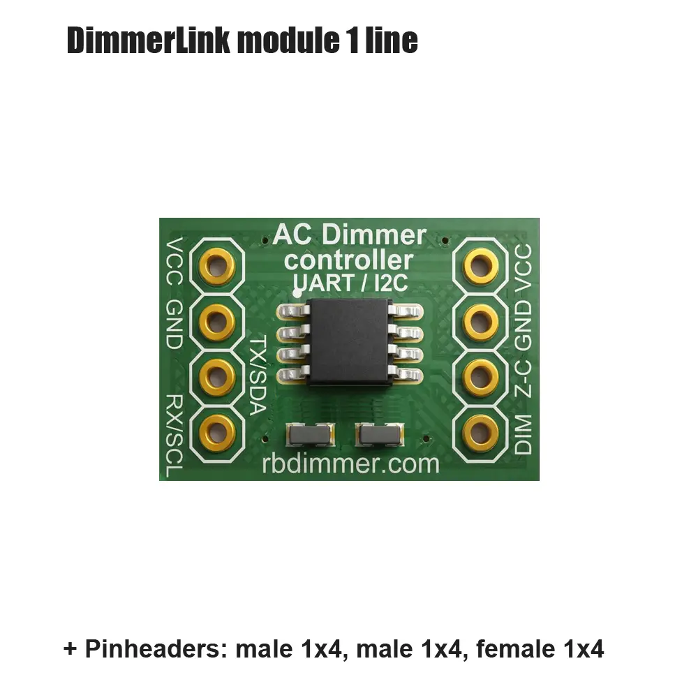DimmerLink Controller — UART/I2C Interface for AC Dimmers