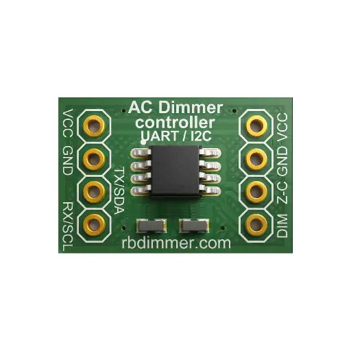 DimmerLink Controller — UART/I2C Interface for AC Dimmers