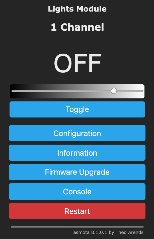 Tasmota main