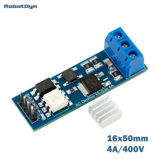 AC Dimmer Module 4A, 1 channel, 3.3V/5V logic, AC 400V-4A